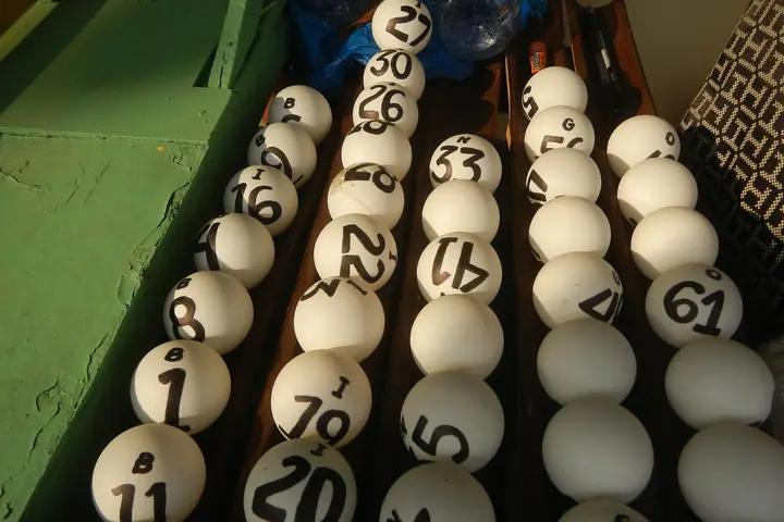Bolas numeradas de bingo